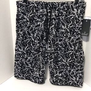 PUBLIC RECORD MEN'S BLACK & WHITE SHORTS NWT MED